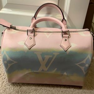 Louis Vuitton Escale Pastel speedy 30 purse mirror